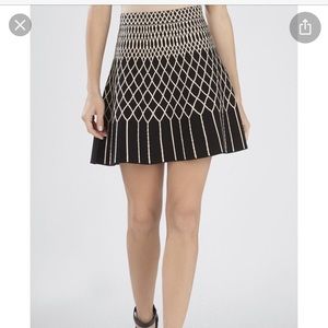 BCBG Marleia Jacquard A-Line Skirt W/Tag